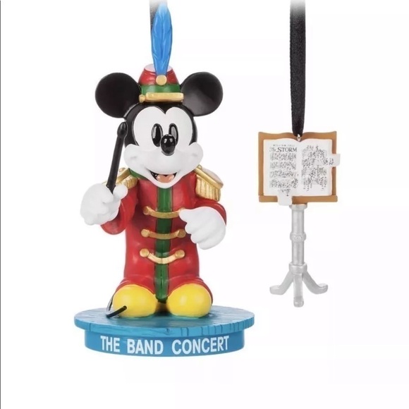 Disney Sketchbook Ornament LE Set Of 2 Mickey Mouse The Band Concert NEW - Picture 6 of 6